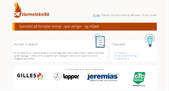 Desktop Screenshot of ok-varmeteknikk.no