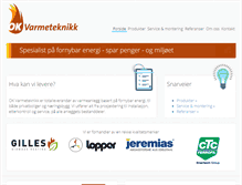 Tablet Screenshot of ok-varmeteknikk.no